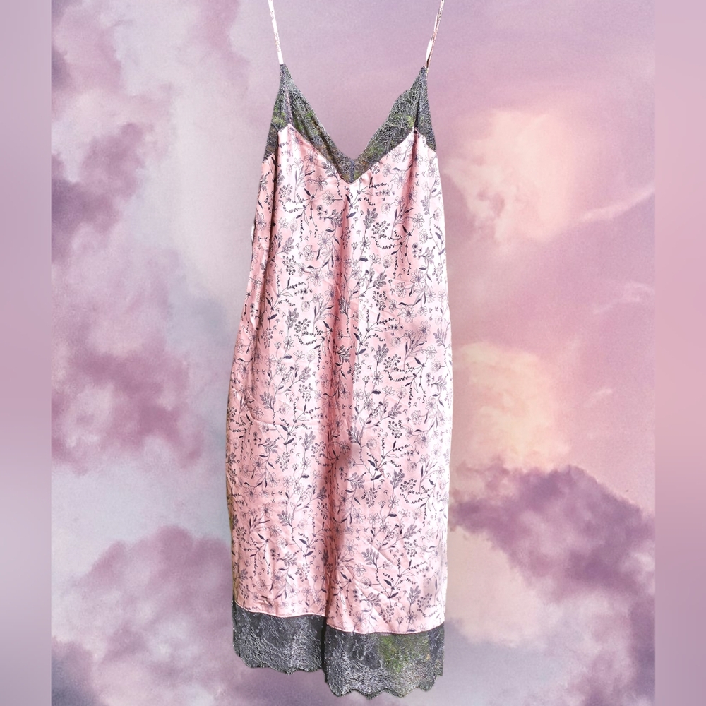 Victoria's Secret Intimates & Sleepwear | Floral Lace Slip Size Large